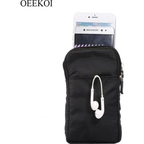 Multi-Function Belt Clip Sport Bag Pouch Case for DEXP Ixion ES255 Fire/X355 Zenith/ES260 Navigator/ML250 Amper M/ES350 Soul 3