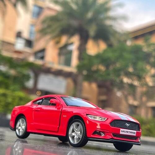 1:36 FORD Mustang Alloy Sports Car Model Diecast Metal Toy Vehicles Car Model High Simulation Pull Back Collection Children Gift