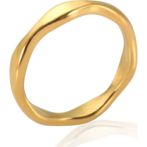 Fashion Wave Pattern Irregular Ring V Shaped Heart Ring CZ Crystal Rings For Women Men Stainless Steel Jewelry Gift