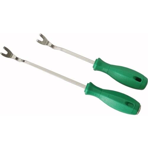 Car door rubber buckle screwdriver V-type elbow screwdriver rivet screwdriver teeth clamping rod audio modification removal tool