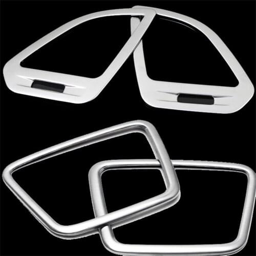 For Hyundai ix35 2013 2014 4Pcs/Set ABS Chrome Dashboard Air Conditioning Outlet Vent Frame Cover Trims Car-Styling Accessories