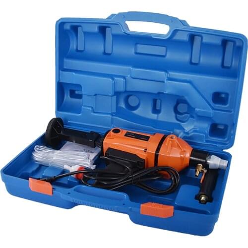 160B 220V 2100W Floor Wall Electric Core Drill Machine Portable Heavy Duty Brick Concrete Water Wet Core Hand Drill Equipment