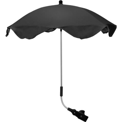 Portable Folding Sunshade UV Sunproof Beach Chair Umbrella Summer Bicycle Pushchair Umbrella Fishing Parasol Universal Clamp