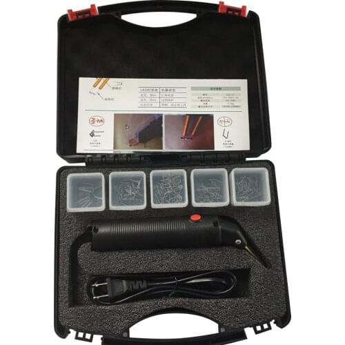 Professional Car Bumper Repair Machine Hot Stapler Plastic Repair System Welding Automobile Garage Repair Tool Kit Set with Case
