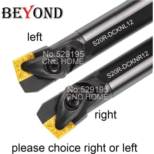 S20R-DCKNR12 S20R-DCKNL12 DCKNR DCKNL 20mm D type Turning Tool Holder Boring Bar Tungsten Carbide Insert CNC Machine Lathe Tools