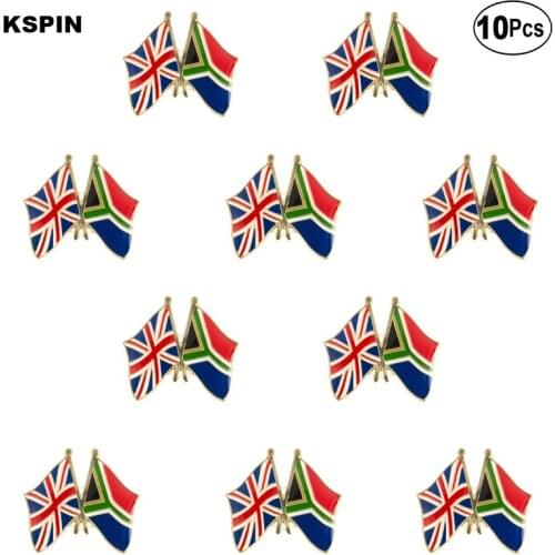 UK Jack South African Lapel Pin Flag badge Brooch Pins Badges 10Pcs a Lot