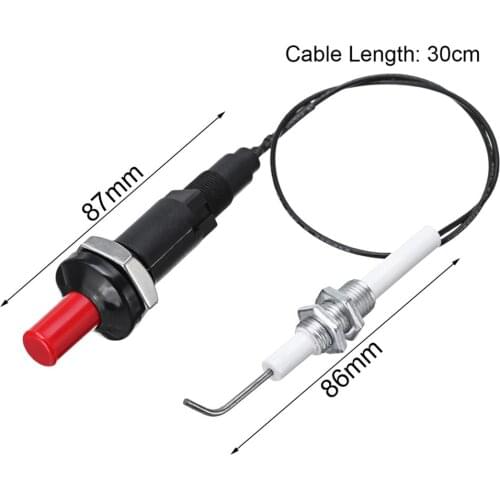 Universal 30cm Piezo Spark Ignition Set for Heater Radiator Gas Grill Cooker BBQ SUB Sale