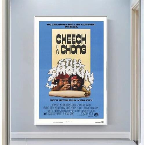 V0921 Still Smokin' Vintage Classic Movie Wall Silk Cloth HD Poster Art Home Decoration Gift