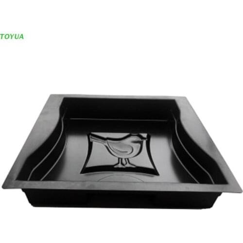 1XCC Villa Garden Simulation Stone Bird Chair Bench Leg Mold Plastic Cement Concrete Paving Mould Outdoor Decoration