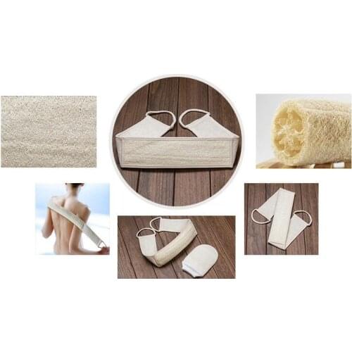 200pcs Unisex Soft Exfoliating Loofah Shower Bath Back Brush Strap Massage Spa Scrubber Sponge Body Brush Skin Health Cleaning