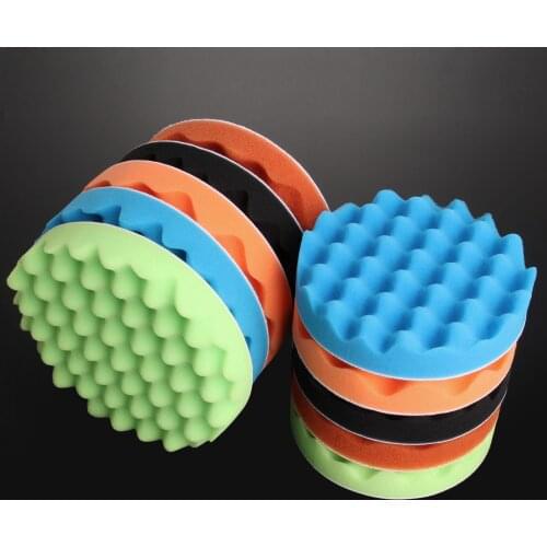 5pc 6/7 Inch Car Polisher Sponge Buffing Polishing Pad Foam Buffer Pads Hand Tool For Car Polisher Buffer Wax Cleaning 150/175mm