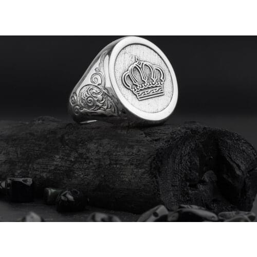 925 Sterling Silver ring custom design name and pattern Jewelry Made in Turkey in a luxurious way for men with gift High-qualit
