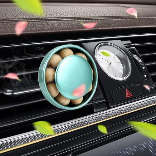 LEEPEE Car Outlet Perfume Nature Smell Solid Fragrance Auto Decoration Air Conditioner Vent Clip Car Air Freshener 2 ways to use