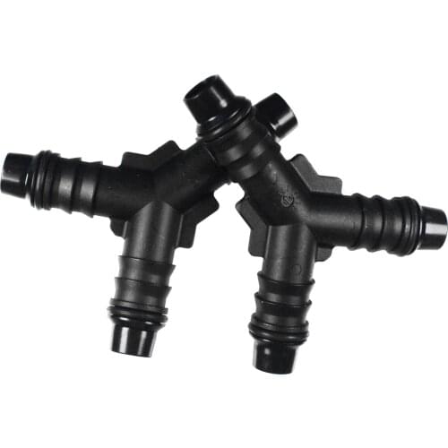 Automotive For Fuel Pump Hose Y Type Fuel Line 3 Way Tee Quick Fitting Fuel Line 3 Way Y quick Fitting