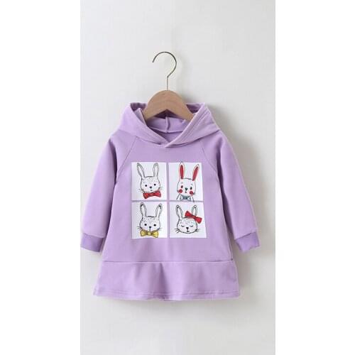 Baby Dress Cute Rabbit Pattern Baby Dress Newborn Clothes