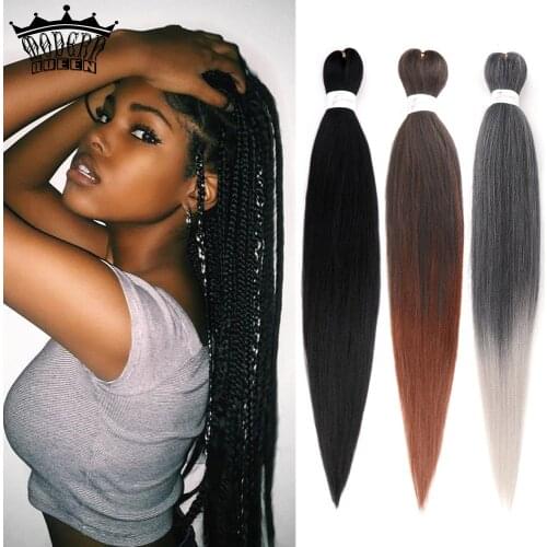 Long Easy Braid Crochet Hair 26" Inches Ombre Braiding Hair 90 grams Synthetic Hair Extensions Jumbo Braids Hair for Women