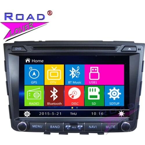 TOPNAVI Wince 6.0 Double Din 8inch Car Head Unit DVD Player Auto Audio For Hyundai IX25 2014- Stereo GPS Navigation Bluetooth