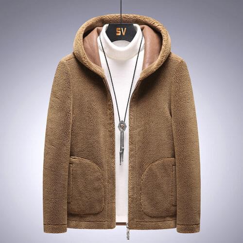 Men Winter Jacket Fashion Male Fur Fleece Thick Coats Mens Artificial Fur Outwear Streetwear Windbreaker Casacas Para Hombre 165