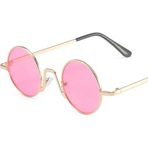 2021 New Vintage Round Woman Sunglasses Classic Fashion Man Sun Glasses Trend Brand Design Plastic Luxury Eyewear Frame Uv400