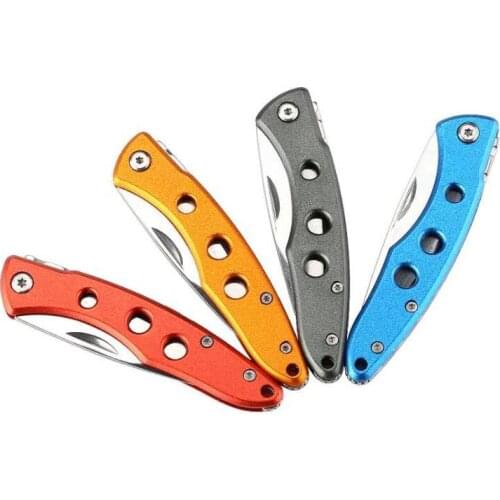 Outdoors Knife Folding Pocket Knife Seek Survival Multi-function Portable Outdoor Fruit Cutter Practical Camping Survival Tools