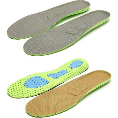 EVA Memory Foam Insoles For Shoes Sole Mesh Deodorant Breathable Cushioned Running Insoles For Feet Man Women Orthopedic Insoles