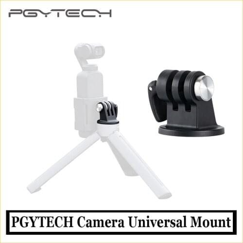 In Stock PGYTECH Action Camera Universal Mount to 1/4 GoPro4 5 6 7 Converter head OSMO POCKET Accessories Selfie Stick Connector