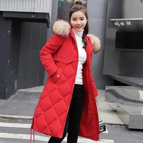 2019 Top Fashion Polyester Winter New Korean Will Code Style Long Fund Cotton-padded Clothes Self-cultivation Easy Jackets Tide