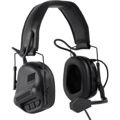 High QualityTactical Headsets with Fast Helmet Rail Adapter Military Airsoft CS Shooting Headset Army Communication Accessories