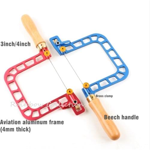 High quality Handle Saw Tool Sawbow U-shape Saw with Brass Clamp for Woodworking Craft Jewelry DIY Hand Tools