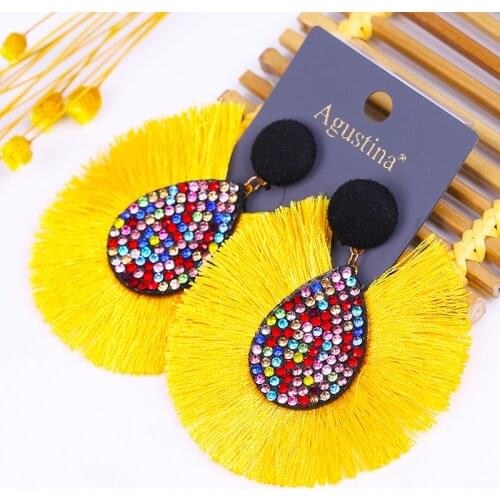 Acrylic earrings for women 2021 korea handmade geometric bohemian vintage popular earrings