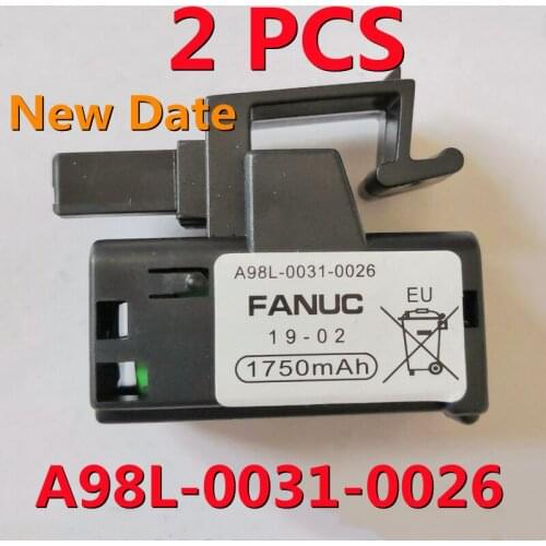 2PCS A98L-0031-0026 3V FANUC PLC CNC Lithium Battery