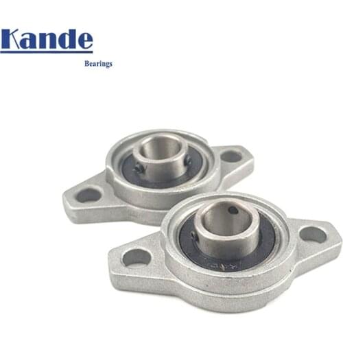 2pcs KFL006 30mm Mounted Block Cast Housing Self-aligning Pillow Bearing KFL Kande