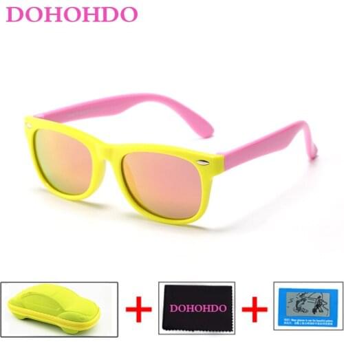 DOHOHDO Polarized Kids Sunglasses Boys Girls Baby Infant 2021New Fashion Sun Glasses UV400 Eyewear Child Shades Gafas