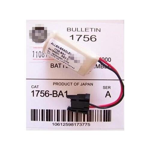 5pcs New Original 1756-BA1 1756BA1 PLC Controller 3V Lithium Battery Batteries with connectors plugs CR17335SE CR123A free ship