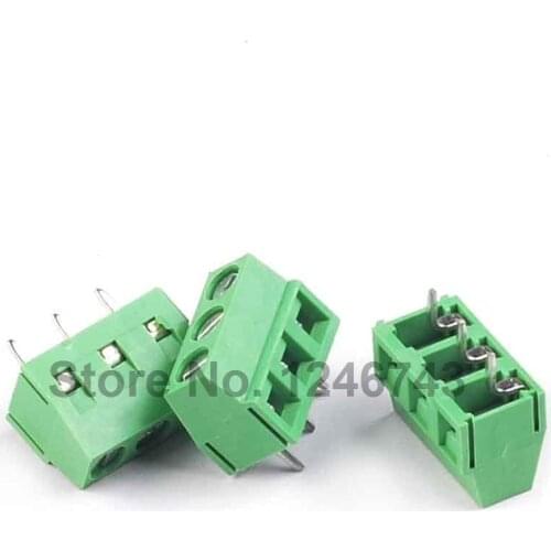 50PCS KF127-3P KF127 3Pin Splice Terminal Connector Spacing 5.08MM