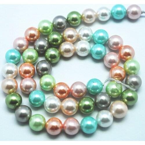 Socharming 96pcs hot shell beads mother of pearl diy jewelry findings size 8mm top selling more colors are available