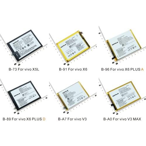 B-73 B-91 B-96 B-89 B-A7 B-A0 Battery For vivo X5L X6 PLUS A PlusD V3 MAX Mobile Phone Batteries Replacement Li-ion bateria