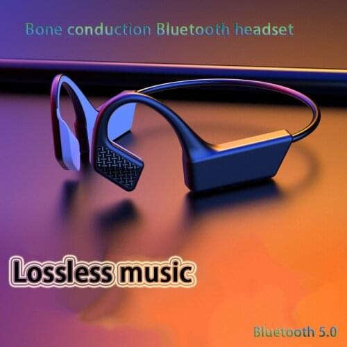 Bluetooth headphones bone conduction Bluetooth headset 5.0 wireless hanging ear type non-ear sports waterproof wireless earbuds