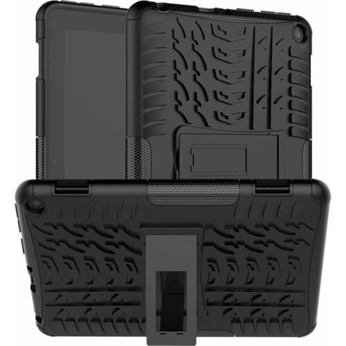 For Amazon Kindle Fire 8 ( 2020 ) 8" Case TPU + PC Dual Case Protective Back Cover Hard Silicone Armor Case