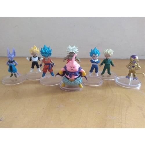 Bandai Dragon Ball Action Figures Mini Vegeta IV PVC Model Toy Gifts for Children Collection Ornaments