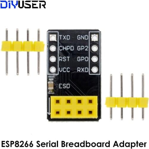 ESP-01 Esp8266 ESP-01S Model Of The ESP8266 Serial Breadboard Adapter To WiFi Transceiver Module Breakout UART Module