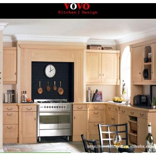 Maple wood wall kitchen cabinet