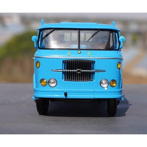 New Original Blue 1:24 Sinotruk Yellow River Jn150 8 Ton Cargo Truck Model Alloy Heavy Truck Toy Vehicle for Gift