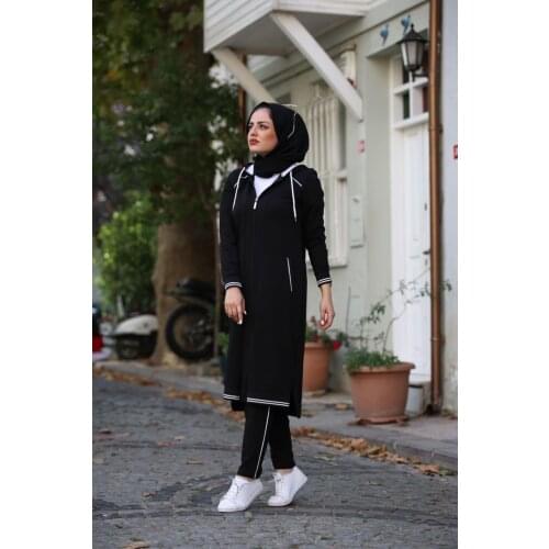 New Season Women 3 piece Tracksuit Sportswear Islamic Clothing Abaya Kaftan Tunic Kimono Muslim Islamic Fashion Modest Fashion