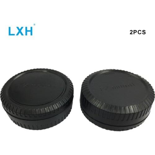 LXH FX Camera Front Body Cap + Rear Lens Cap Cover Set for Fuji X Mount Camera For Fujifilm X-Pro1 X-PRO2 X-E1 X-M1 X-A1 X-E2