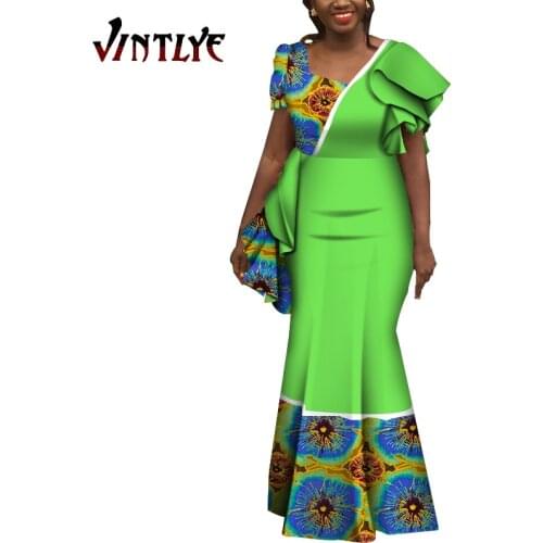 African print dresses african traditional clothing for women long african dresses for wedding WY5375