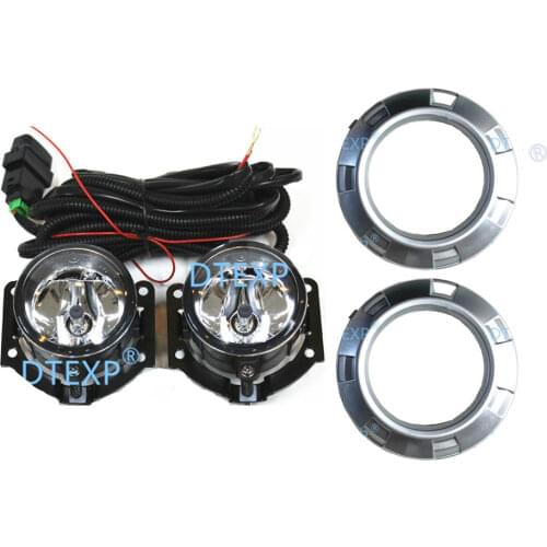 Full Set Fog Lamp with Bulb Wire Switch Harness for Pajero V97 V93 V95 Front Lamp Kit for Shogun Marker Lamps for Montero