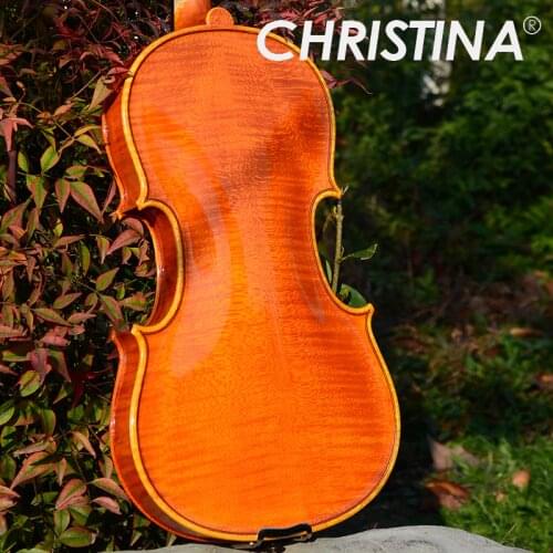 Professional violin Christina V05A,violino 4/4,handmade Maple wood violins musical instruments,fiddle violin case,bow,rosin