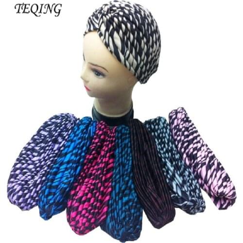 TEQING 2017 New Arrival Spring Autumn Color Printing Stripe Indian Muslim Hat Male Famale Multicolor Hat Turban Hat