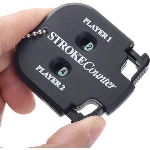 Free Shipping Golf Stroke Shot Putt Score Counter Two Digits Display Key Chain Count Scoring Keeper